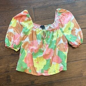 Sanctuary Multicolor Floral Blouse
